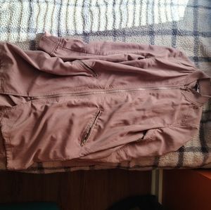 H&M soft pink zip up